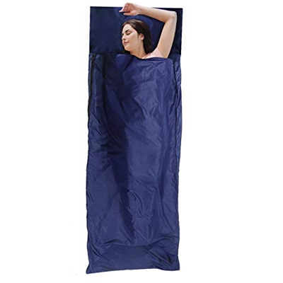 Forceatt Saco Sábana de Dormir,Transpirable y Cómodo,Forro para Saco de Dormir de Súper Ligero,Peso es 370g,Saco Sábana de Viaje,para Viaje y Camping 