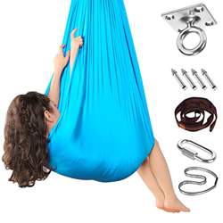 Columpio de Terapia Sensorial para Niños - Hamacas de Yoga para Interior y Exterior Columpios de Silla para mayores de 3 años autismo niños niñas, reg precio