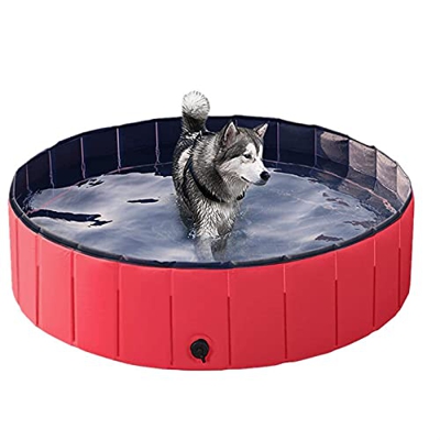 ENJY Piscina para Perros con Piscina al Aire Libre Piscina Piscina Piscina Baño Mascota Pet Pear Piscina Piscina Piscina GAT NIÑOS NIÑOS PIEJO Equipo 