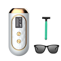 IPL Depiladora de Luz Pulsada 999.999 Flashes, para Cuerpo y Cara Dispositivo Láser Profesional sin Dolor para el Hogar para Cuerpo y Cara, para Mujer en oferta