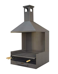 IMEX EL ZORRO 71595 - Cajón Barbacoa Especial Paellera c/Chimenea y Parrilla INOX. 72x60x148 cms. características