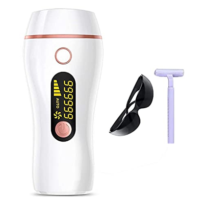 Depiladora Mujer Laser IPL Depiladora Luz Pulsada 999.999 Flashes Depiladora Laser 2 Modos De Flash Y 5 Configuraciones De Intensidad De Luz Depilació