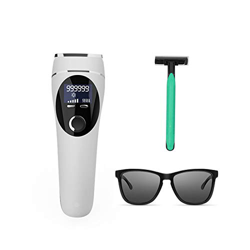 IPL Depiladora de Luz Pulsada 999.999 Flashes, para Cuerpo y Cara Dispositivo Láser Profesional sin Dolor para el Hogar para Cuerpo y Cara, para Mujer en oferta