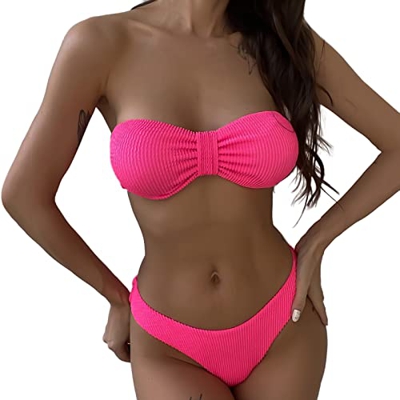 Bikinis Moda 2022, Marcas Bañadores Mujer, Chicas En Trikinis, Bikini Tipo Top, Bañadores Chica, Bikini Natacion Mujer, Bañadores Señora, Bikini Rosa 