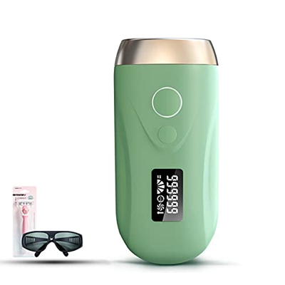 IPL Depiladora de Luz Pulsada 999.999 Flashes, para Cuerpo y Cara Dispositivo Láser Profesional sin Dolor para el Hogar para Cuerpo y Cara, para Mujer