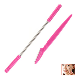 FOMIYES Removedor de Cabello Facial Facial Depilador de Resorte de Roscado Portátil con Afeitadora de La Afeitadora de La Ceja para Las Mujeres (Rosa) en oferta