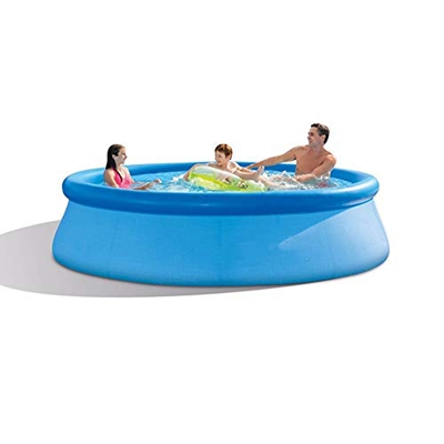 ChengBeautiful Piscinas Infantiles Simple Piscina for Adultos Piscina Inflable al Aire Libre Durante Familia Grande Piscina for niños (Color : Azul, S