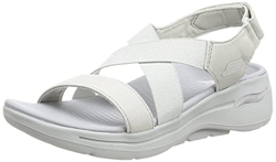 Skechers GO Walk Arch FIT Astonish, Sandalias Planas Mujer, Gray, 39 EU en oferta