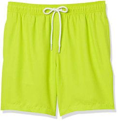 Amazon Essentials 7" Trunk Fashion-Swim-Trunks, Verde Lima, XL precio