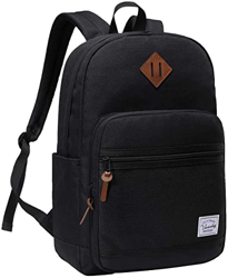 VASCHY Mochilas Escolares,Mochila Hombre Mujer Ligera Casual Resistente al Agua Mochila para 15.6 Pulgadas Portatil (Negro-111) características
