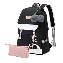 GUIVITU Mochila Escolar Niñas Escolares Bolsa Niños Juveniles Colegio Portatil Grandes Estudiantes Espaciosa Casual Daypack Backpack Adolescentes Viaj en oferta