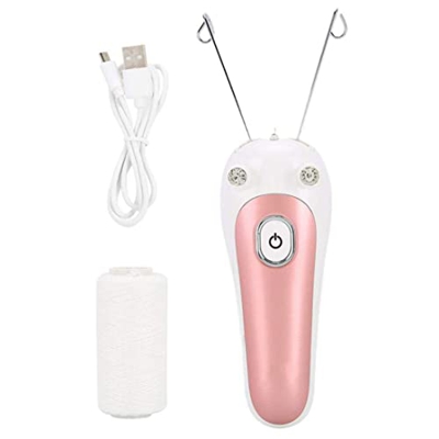 GGOOD Removedor de Cabello eléctrico Cuerpo Threading Facial Epilator con Hilo de algodón Shaver Pantalla DE Pantalla Pintura Productos