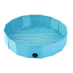 Ranana Piscina para perro plegable, bañera, piscina infantil, jardín, patio o cuarto de baño, animales (12030cm), color azul características