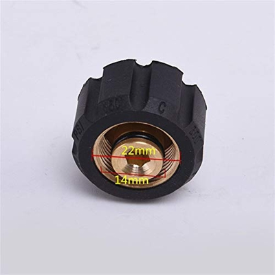 Lanza de espuma de nieve Espuma de alta presión adaptador Lavadora Conector de Pistola de coches Boquillas de jabón de espuma Lanza de lavado Accesori