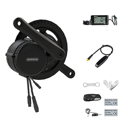 BAFANG Motor Central 250W 36V/48V BBS01 Kit de Conversión de Bicicleta Eléctrica, Pantalla LCD, Rueda de Cadena 44T con Sensor de Engranajes de Metal  en oferta