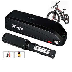X-go Batería de iones de litio para bicicleta eléctrica de 36 V, 48 V, 10 Ah, 13 Ah, adecuada para motor de montaña de 250 W, 350 W, 500 W, 750 W, 100 en oferta
