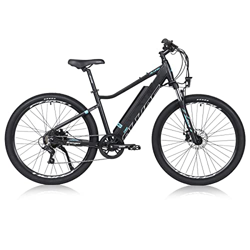 TAOCI Bicicletas eléctricas para Hombres, 27.5"36V 240w de Aluminio E-Bike con Motor BAFANG aleación Shimano Batería extraíble de 7 velocidades 12.5AH características