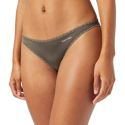 Calvin Klein Bikini Estilo Ropa Interior, Platinum Grey, M para Mujer precio