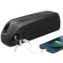 ZCM-JSDS 36V 48V 52V Batería de Bicicleta Eléctrica,Ebike Batería de Litio con conexión USB + Cargador, Adecuada para Motores 1500W 1200W 1000W 750W 5 características