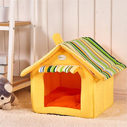 Caseta de Perro, Perrito de la perrera interior suave mascota perro extraíbles Tapa Mat camas casa del perro for Tent Pequeña Mediana Perros gatos dom en oferta