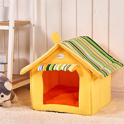 Caseta de Perro, Perrito de la perrera interior suave mascota perro extraíbles Tapa Mat camas casa del perro for Tent Pequeña Mediana Perros gatos dom