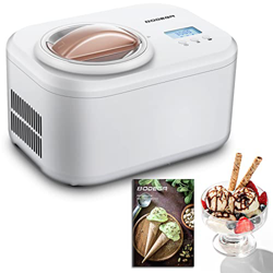 BODEGA 3 EN 1 Heladera con Compresor 1L, 100W Máquina para Hacer Helados, Display LCD, Función de Retención en Frío, Bandeja de Helado Extraíble ICE C en oferta