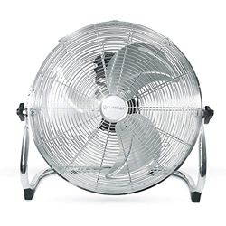 Grunkel - MET-H18 INDUSTRIAL - Ventilador de suelo industrial de 45cm de diámetro con 3 velocidades diferentes y ángulo de inclinación ajustable - 90W características