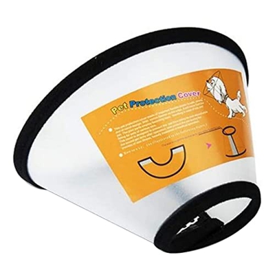 Sraeriot Cuello de Cono Pet PEQUEÑO PEQUEÑO RECUPERACIÓN DE Perro Cuello de Cuello de plástico Ajustable Cuello, Cuello de Cono de Mascotas
