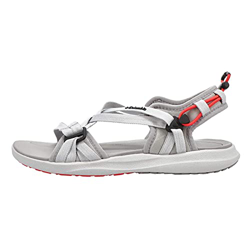 Columbia Sandalia, Sandal Mujer, Gris/Rosa (Grey Ice/Red Coral), 38 EU características