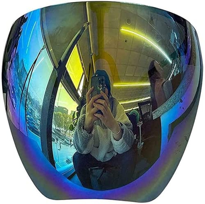 Dzhzuj Gafas de Sol Protector Facial Protector de Cara Completa Gafas de Sol de Espejo Grandes polarizadas Protector Facial Visera espejada Gafas/Gafa