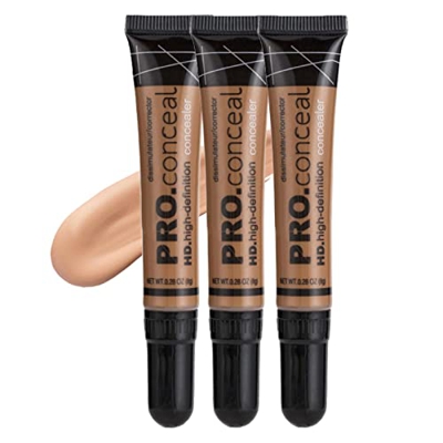 Ecoticfate Juego de correctores de Alta definición, 6 Tonos, Aceite Corrector Que combina con el Tono de la Piel | Aceites de Cobertura Impermeable de