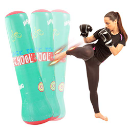 Saco de Boxeo, Boxeo Inflable autoportante Aptitud Objetivo Bolso del Soporte de la Torre, Perforación Kick Formación Tumbler Bop Bolsa para Aliviar l características