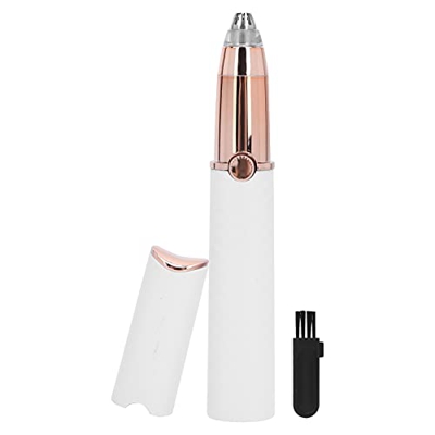 Removedor de Vello Facial, Fácil de Limpiar, Agarre Cómodo en Sentido Contrario a las Agujas del Reloj, Cabezal de Corte Extraíble, Afeitadora de Cabe