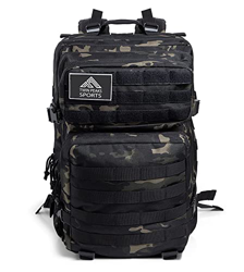 Mochila Táctica Militar, 45L Gran Capacidad Mochila Crossfit, Plegable Impermeable Mochila Supervivencia, Montañismo, Senderismo, Trekking, Acampada,  precio