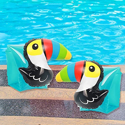 Gogokids Manguitos Hinchables Brazaletes de Natación Inflables para Niños - 1 Par Flotador de Brazo de Piscina (3-6 Años) Manguitos Flotadores Anillos