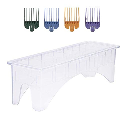 Soporte de clipper, caja de almacenamiento de peine de límite Caja de organizador de peine de posicionamiento de clipper de pelo, caja de protección d