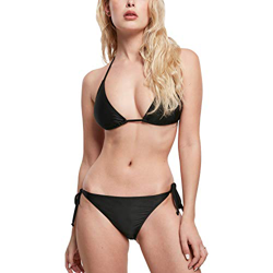 Urban Classics Ladies Recycled Triangle Bikini Juego, Negro, S para Mujer características