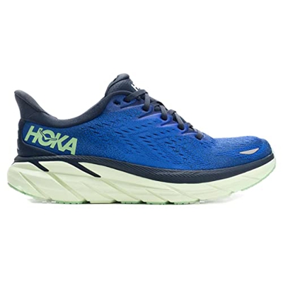 Hoka One One Hombre Clifton 8 Textile Dazzling Blue Outer Space Entrenadores 44 2/3 EU