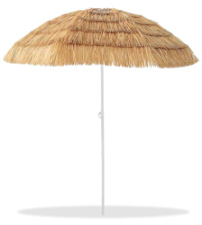 TIENDA EURASIA® Sombrilla de Playa Coco - Sistema Plegable con Tubo de Acero - Proteccion UV - Ø 180 cm - Ideal para Playa, Terraza o Jardin características