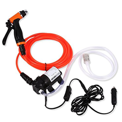 Yosoo - Mini limpiador de coche portátil 12 V 80 W, bomba de lavado y pistola de manguera de alta presión, limpiador de coche eléctrico precio