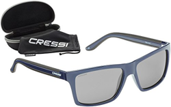 Cressi Rio Sunglasses Gafas de Sol Deportivo Polarizados, Unisex Adultos, Azul/Gris, Talla única características