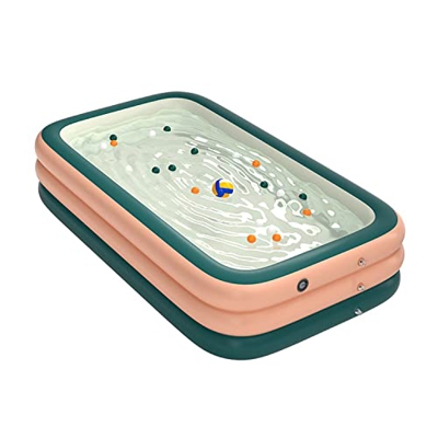 Fayelong Piscina Inflable Familiar De Tamaño Completo para Niños Pequeños, Niños Y Adultos, Piscina sobre El Suelo con Bomba De Aire Eléctrica para Ja