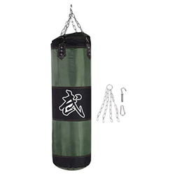 Demeras Herramientas de perforación de Boxeo vacío Kick Sandbag Fight Karate Punch con Cadenas Colgantes(1.2M-Verde) en oferta