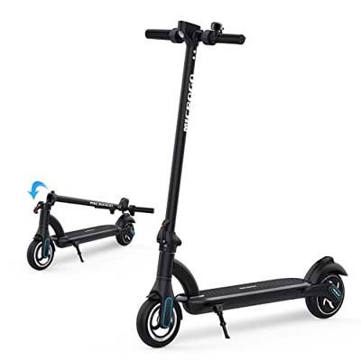 Patinete Eléctrico Plegable - MICROGO M8 Electric Scooter Portátil y Ultraligero, Velocidad hasta 20 km/h, 25km de Autonomía, Patinete Eléctrico para 
