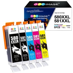 GPC Image PGI-580XXL CLI-581XXL Cartuchos de Tinta compatíveis para Canon 580 581 XXL para Canon PIXMA TS6150 TR8550 TR7550 TS6151 TS8150 TS9150 (1PGB precio