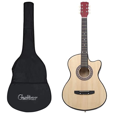 Set Guitarra acústica Occidental Cutaway 12 pzas 6 Cuerdas 38" + Material de la Guitarra: Madera de Tilo
