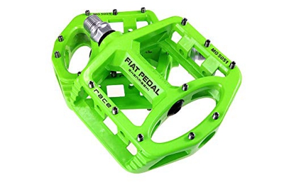 UPANBIKE - Pedales de aleación de magnesio para Bicicleta 9/16 Pulgadas, rodamiento de husillo, Antideslizante, Gran Plataforma Plana, para Bicicleta 
