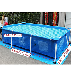 Piscinas Grandes con Soporte for niños Adultos - con Escalera mecánica - Piscina sobre Terreno for Jardines al Aire Libre - Familia Puede Nadar - Rega características