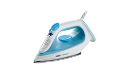 Braun Household TexStyle 1 SI 1050BL - Plancha de vapor con suela SuperCeramic, vapor vertical, 2000 W, color azul, (SI1050BL) características