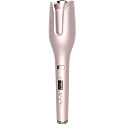 GPWDSN Juego de Varillas para rizar Rizador de Cabello automático Calentamiento de cerámica eléctrico Pantalla LCD Tenazas para rizar Ondas giratorias características